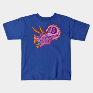 Triceratops (grape) Kids T-Shirt